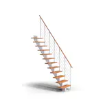 Plassbesparende Trapp Dolle Frankfurt Eik Oljet Rett Style6