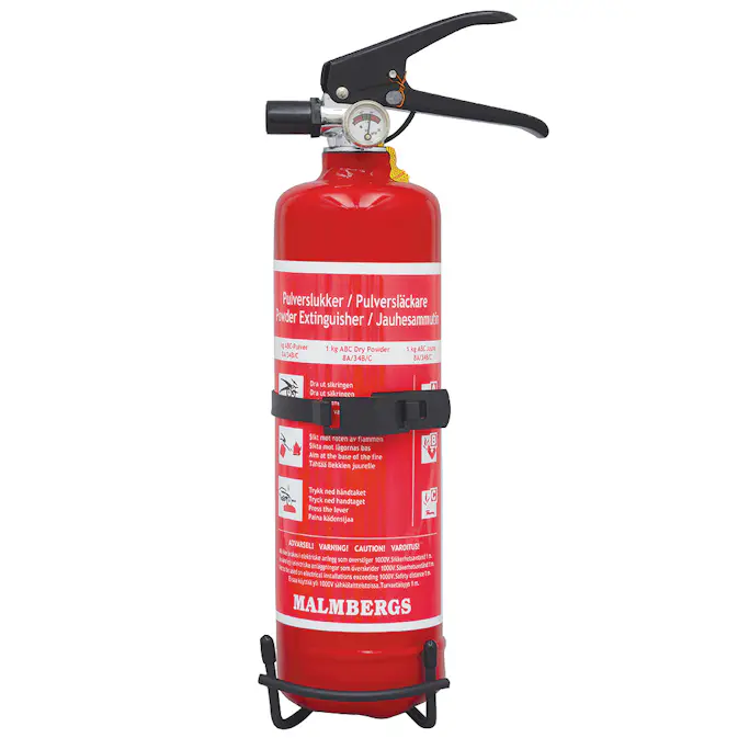 Brannslukningsapparat Malmbergs ABC Pulver 1 Kg