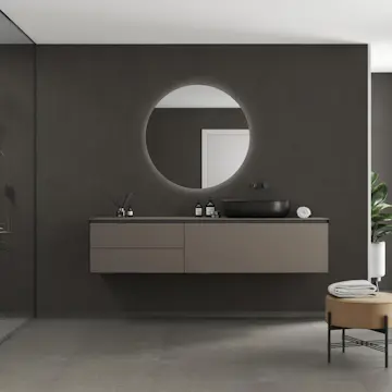 Baderomspanel Fibo 4003-M10 Grey Terrazzo