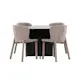 Spisegruppe Venture Home Strada Ø120 cm med 4st Astoria Spisestoler