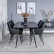 Spisegruppe Venture Home Gold med 4stk Comfort Stoler