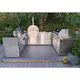 Pizzaovn Modul Myoutdoorkitchen Stainless Collection Naples Vedfyrt