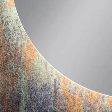 Spegel Vidi Moon Rund med LED-belysning