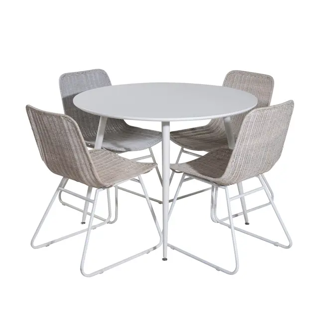 Spisegruppe Venture Home Plake med 4 Cornelia Stoler Rundt
