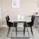 Spisegruppe Venture Home Estelle 140 med 4 Phoi Stoler