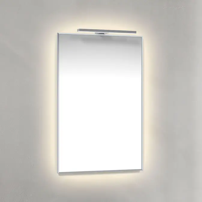 Speil Macro Design Crown Ambilight T-belysning med Ramme