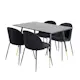 Spisegruppe Venture Home Dipp med 4 Wrinkles Stoler
