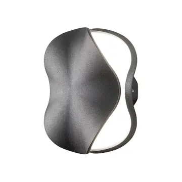 Vegglampe Gnosjö Konstsmide Matera 4W High Power LED Mørk Grå