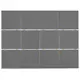 Klinker Arredo Unicolor Mörkgrå 10x10 cm
