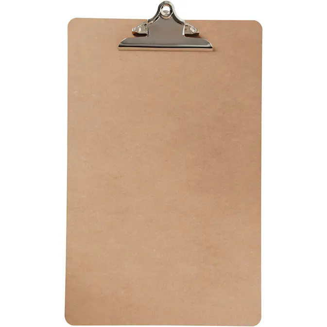 Clipboard/Tegneunderlag Creativ Company Sølv A3 300x470 mm Tykkelse 3 mm 1 stk