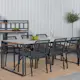 Spisegruppe Venture Home Texas med Deni Stoler