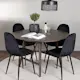 Spisegruppe Venture Home Kaseidon Ø100 cm med 4 stk Polar Stoler