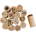 Stempelsett Creativ Company Deco Art Blomster og Blader 15-Pk
