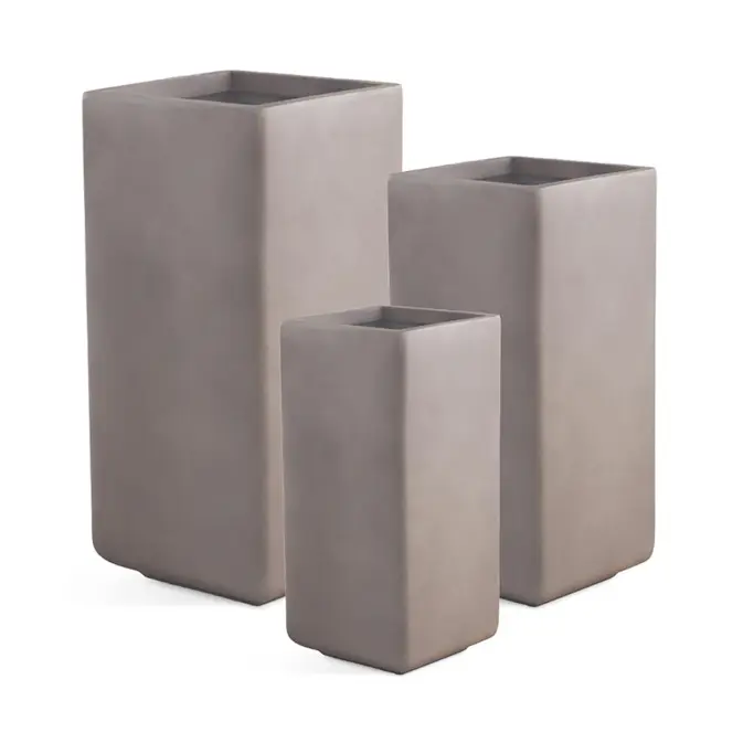 Krukke Lyfco Firkantet Høy Brun