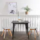 Spisegruppe Venture Home Tempe med 2 stk Edvin Stoler
