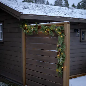 Girlander Star Trading Mixi Julepynt Grangirlander 280 cm med LED