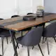 Spisegruppe Venture Home Jane med 6 Valentina Stoler Polyester