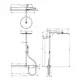 Takduschset Axor ShowerSolutions Showerpipe 800