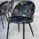 Spisegruppe Venture Home Pobbie med 6 Valentina Stoler Polyester