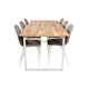 Spisegruppe Venture Home Cirebon med 6stk Polar Stoler