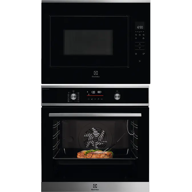 Ovn- og Mikrobølgepakke Electrolux COC827X + KMFE264TEX med SteamBake, Wifi og Touch