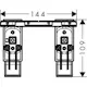 Adapterset Axor Universal Accessories