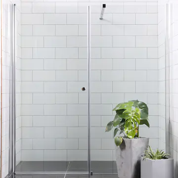 Dusjdør Bathlife Allsidig Rett Vegg + Rett Dør Nisje