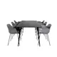 Spisegruppe Venture Home Dipp med 6 Comfort Plastic Stoler
