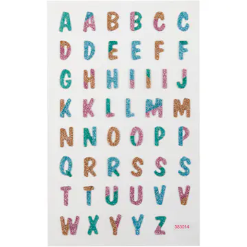 Klistremerker Creativ Company Bokstaver