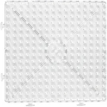 Perleplate Creativ Company Transparent Stor Samlekvadrat Kvadrat Jumbo 1 Stk