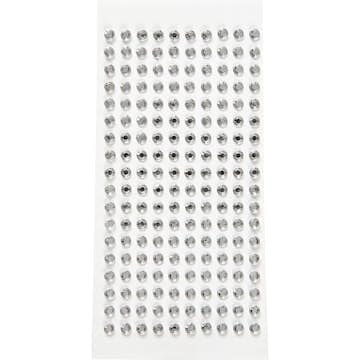 Rhinsten Creativ Company 5 mm Sølv 144 stk/1 Pk