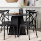 Spisegruppe Venture Home Bootcut Ø110 cm med 4 Crosett Stoler