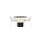 Spisegruppe Venture Home Olivia Ø110 cm med 4 stk Tvist Stoler