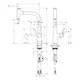 Kjøkkenbatteri Hansgrohe Metris Select 240