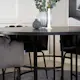 Spisegruppe furniture/fashion Copenhagen med 4 Grå Limhamn Stoler