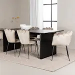 Spisegruppe Venture Home Vail med 4 Limhamn Light Stoler