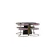 Spisegruppe Venture Home Bootcut Ø110 cm med 4 stk Morning Stoler