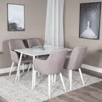 Spisegruppe Venture Home Polar med 4stk Comfort Stoler