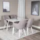 Spisegruppe Venture Home Polar med 4stk Comfort Stoler