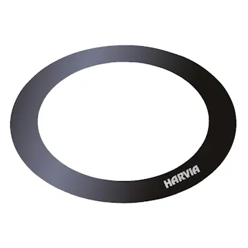 Innfellingsramme Harvia Cilindro Svart Stål