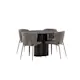 Spisegruppe Venture Home Olivia med 4 Modesto Stoler