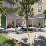 Utestue PLUS Classic Multi Hagehus 2 Moduler Åpen 10m2