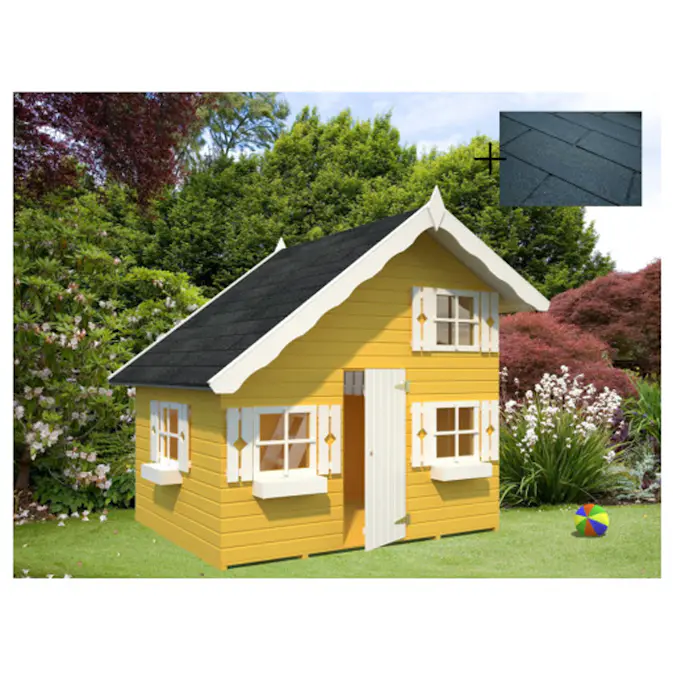 Lekehus Palmako Tom 3,8 m2 med Takshingel
