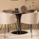 Spisegruppe Venture Home Glade Ø 100 cm med 4 Berit Stoler