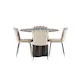 Spisegruppe Venture Home Olivia Ø 110 cm med 4 Limhamn Stoler