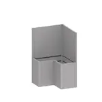 Levegg Biohort til Belvedere Plantekasse L-Form 91x102x102 cm