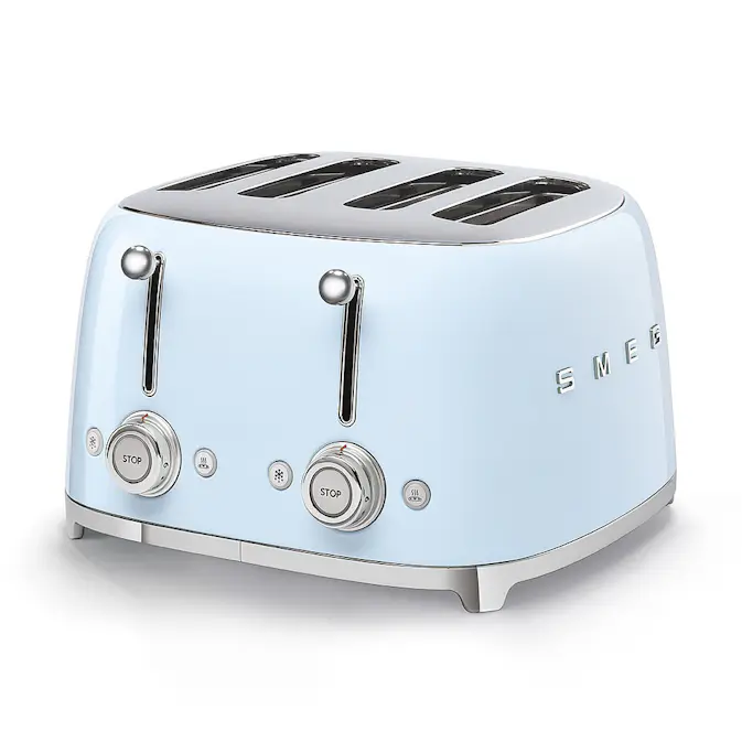 Brødrister Smeg TSF03PBEU Pastellblå Retro Design