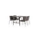 Spisegruppe Venture Home Kaseidon med 4 stk Modesto Stoler