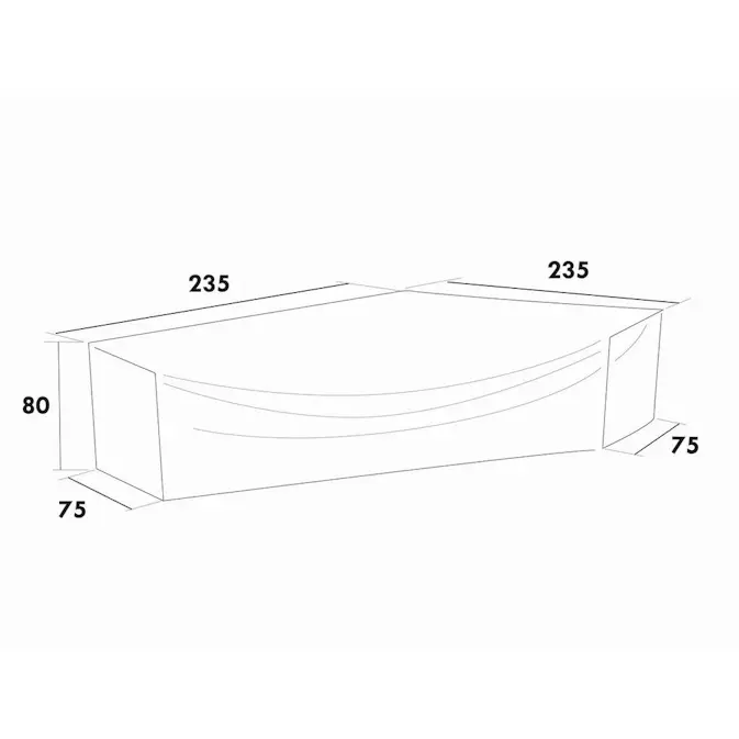Møbeltrekk Hillerstorp Lounge 235/75X235/75X80 Cm