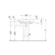 Tvättställ Duravit Happy D2 23166
